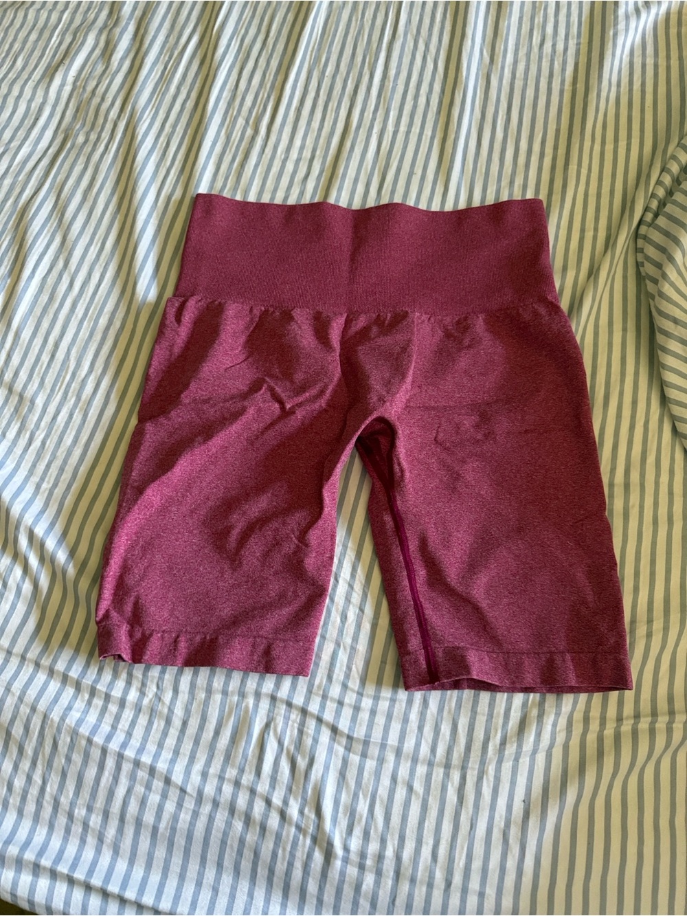 High-Rise Women’s Bike Shorts in Deep Berry